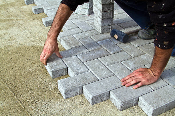 Permeable Paver Driveway in Oaklawn Sunview, KS